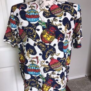 Christie & Jill 100 percent silk blouse